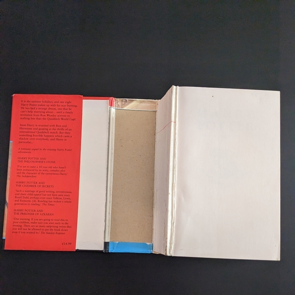 Rare Harry Potter and the Goblet of Fire UK First Edition First Print w/ Errors - Picture 5 of 15